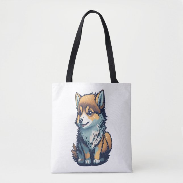 A Cute Little Puppy   Tote Bag (Front)