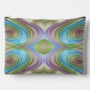 A cute multicolor trendy classic pattern  accessor accessory pouch