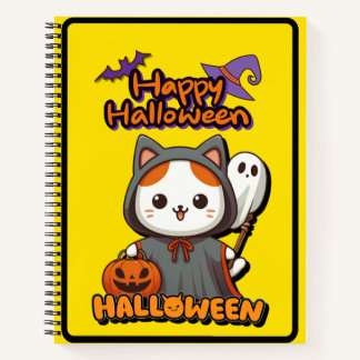 A cute note for Halloween. Notebook