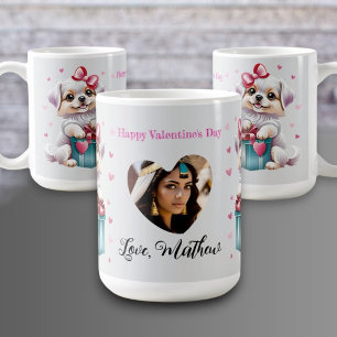 A cute puppy coffee mug