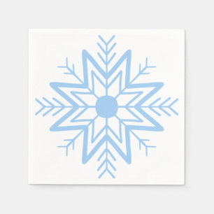 a cute snowflake on the napkin
