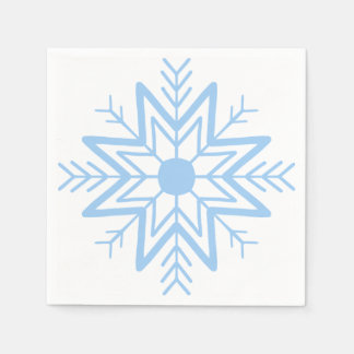 a cute snowflake on the napkin