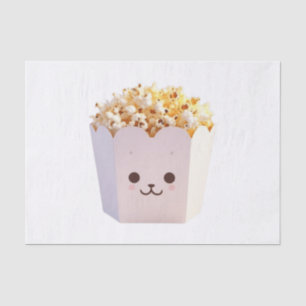 A Cute Tub of Popcorn Tissue Paper