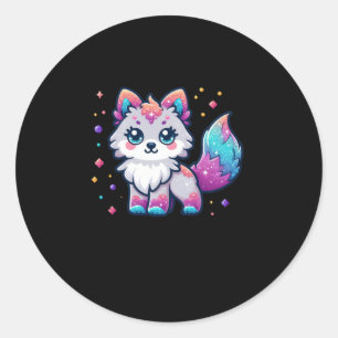 A Cute Wolf Sticker 