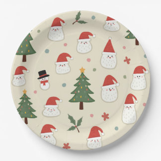 a cute X-mas party plate