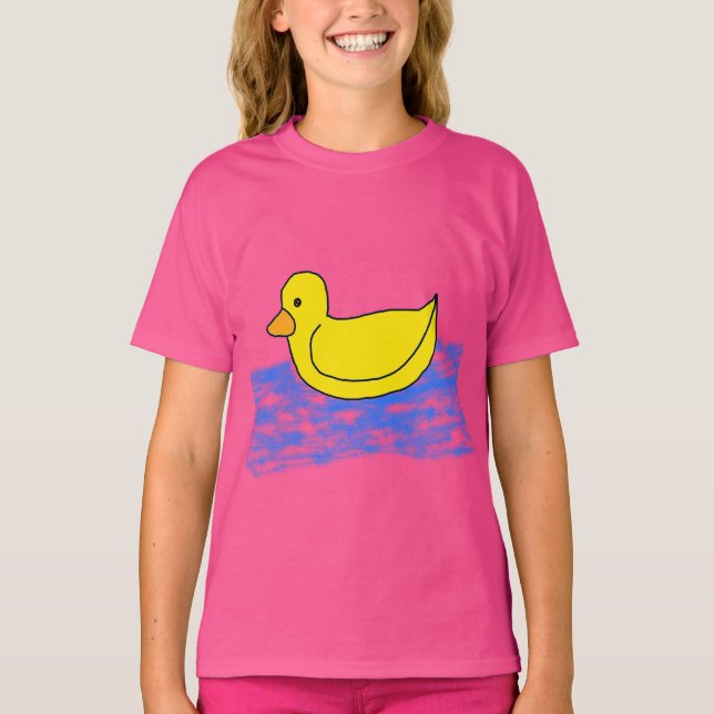a cute yellow duck T-Shirt (Front)