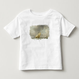 A Cutter in a Strong Breeze (oil on copper) Toddler T-Shirt