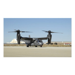 A CV-22 Osprey prepares for take-off Photo Print