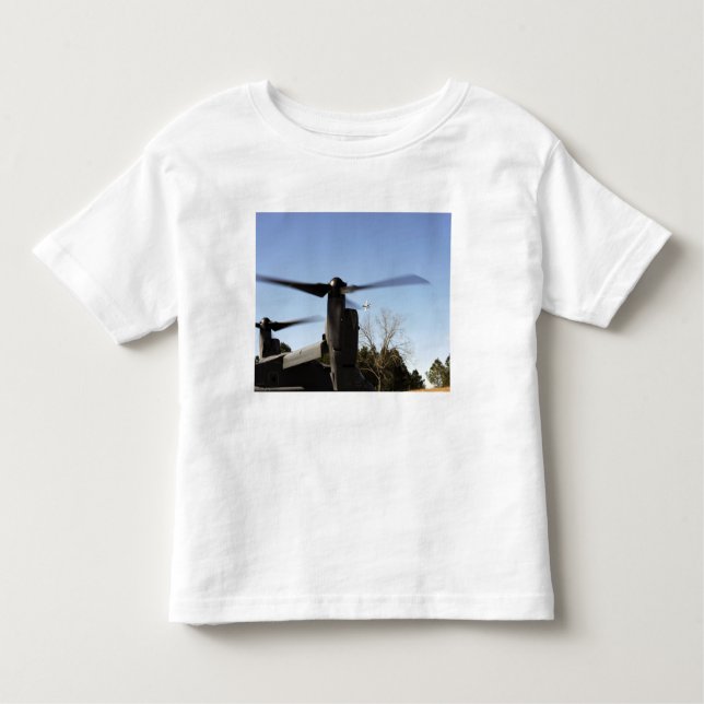 A CV-22 Osprey prepares to take off Toddler T-Shirt (Front)
