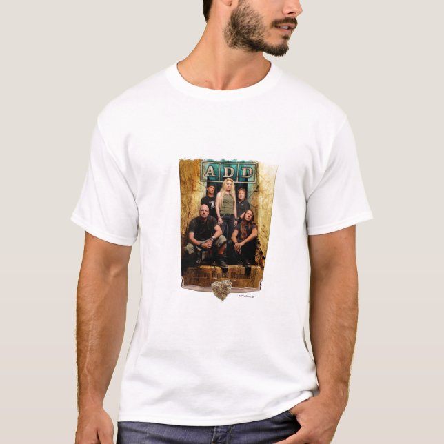 A.D.D. T-Shirt - White (Front)