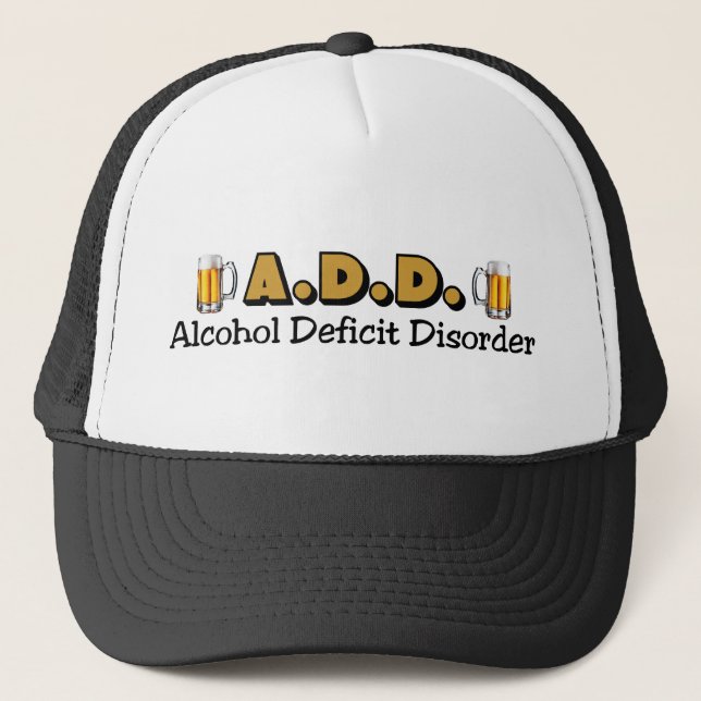 A.D.D. TRUCKER HAT (Front)