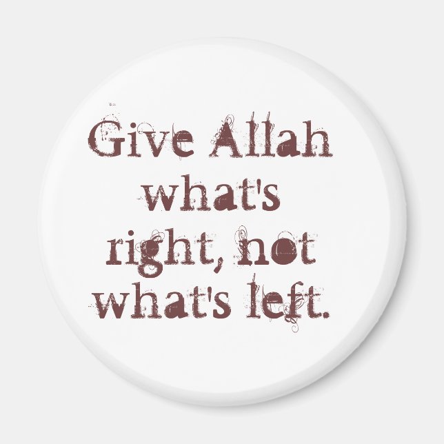 A Daily Reminder Magnet (Front)