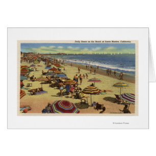 A Daily Scene on the Beach