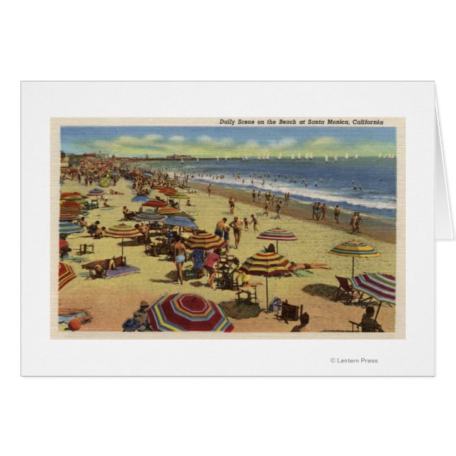 A Daily Scene on the Beach (Front Horizontal)