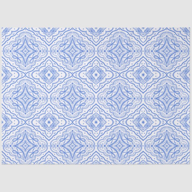 A dainty invitation tissue paper (Front)