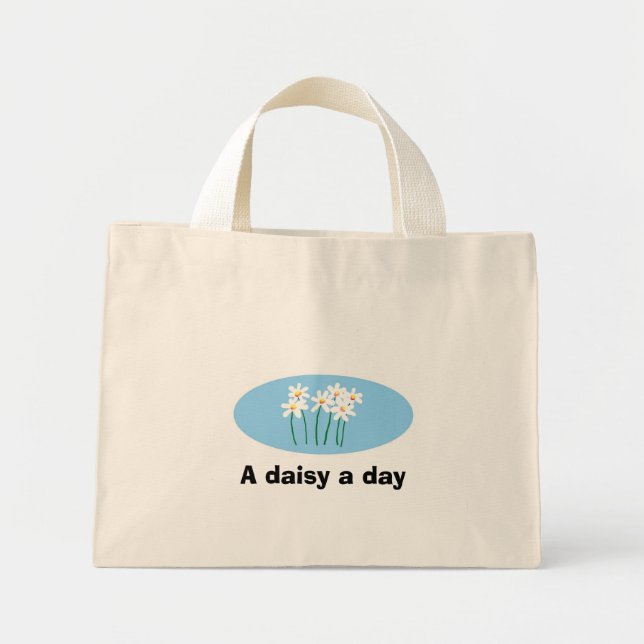 A daisy a day mini tote bag (Front)