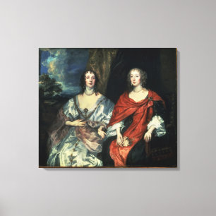 A. Dalkieth and Lady Kirk, 1640 Canvas Print