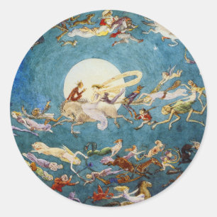 A Dance Around the Moon Stickers