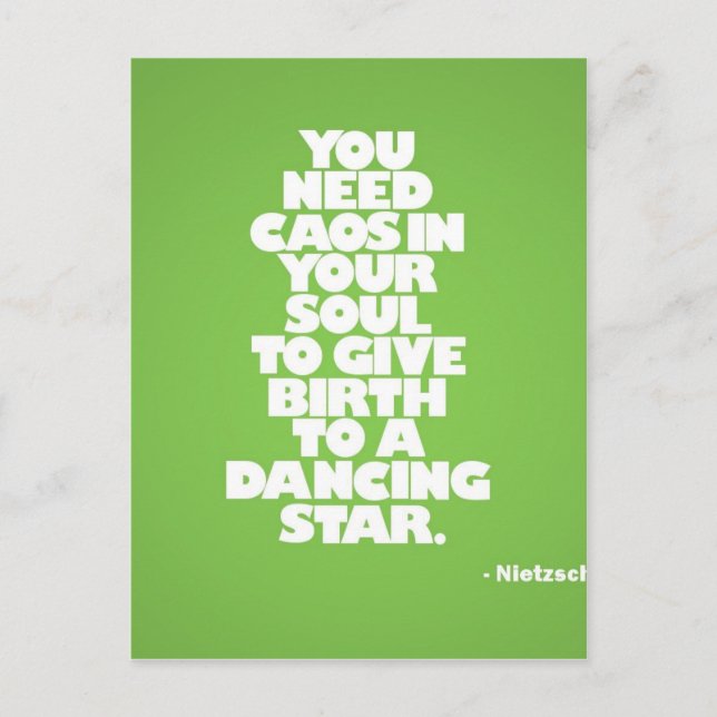 A Dancing Star Postcard (Front)