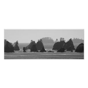A Dark Coastline. Photo Print