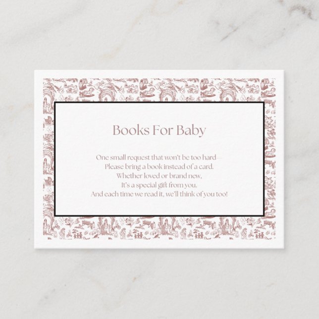 A Darling Arrival - Books For Baby Card (Front)