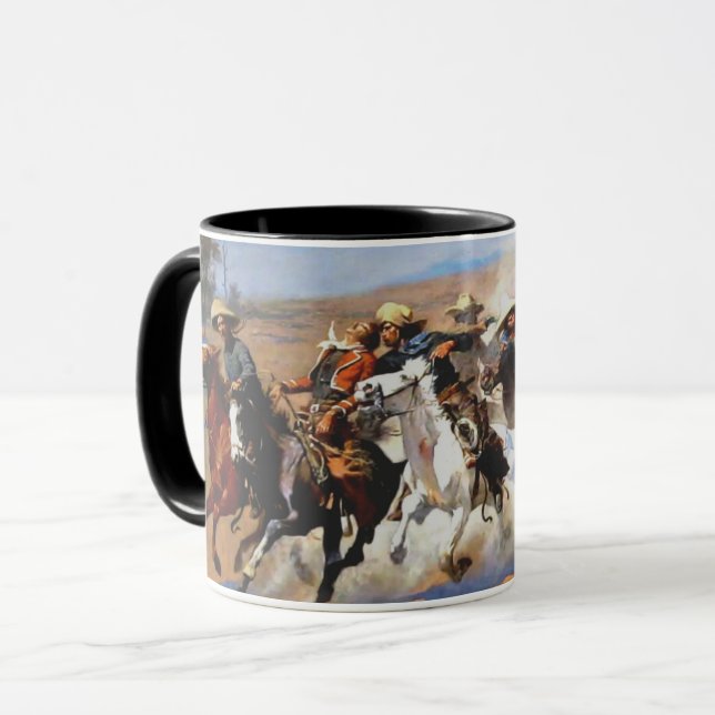 A Dash for the Timber by Remington, Mug (Front Left)