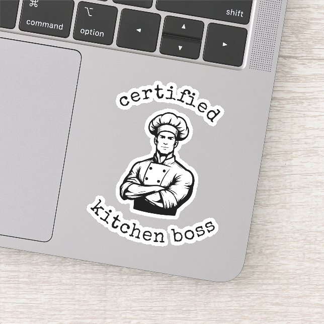 A dashing chef in a monochromatic comic style (Detail)