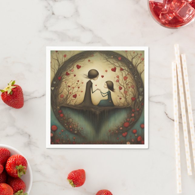 A Daughters Love Napkin (Insitu)