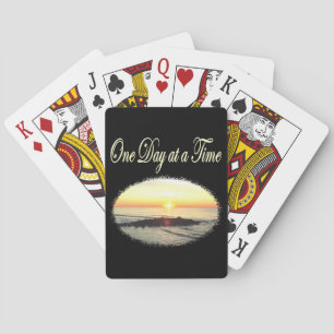 A DAY AT A TIME SUNRISE PHOTO PLAYING CARDS
