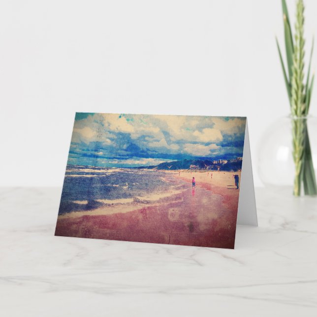 A Day At The Beach Card (Front)