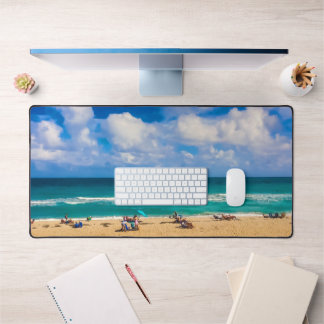 A Day at the Beach Desk Mat