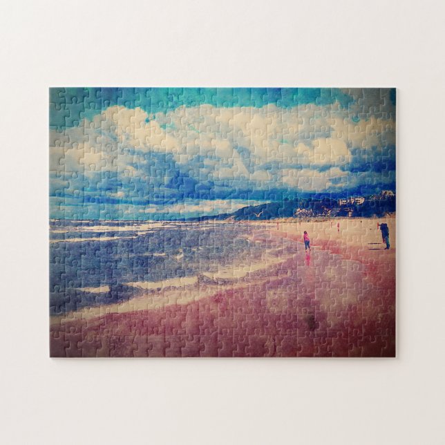 A Day At The Beach Jigsaw Puzzle (Horizontal)
