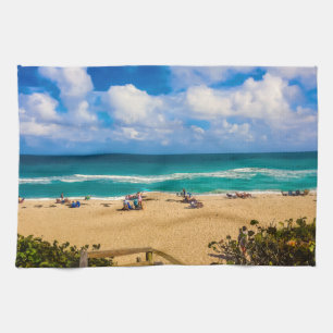 A Day at the Beach Tea Towel