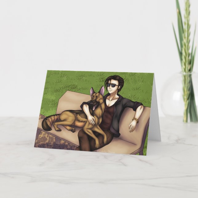 A Day at the Dog Park Card (Front)