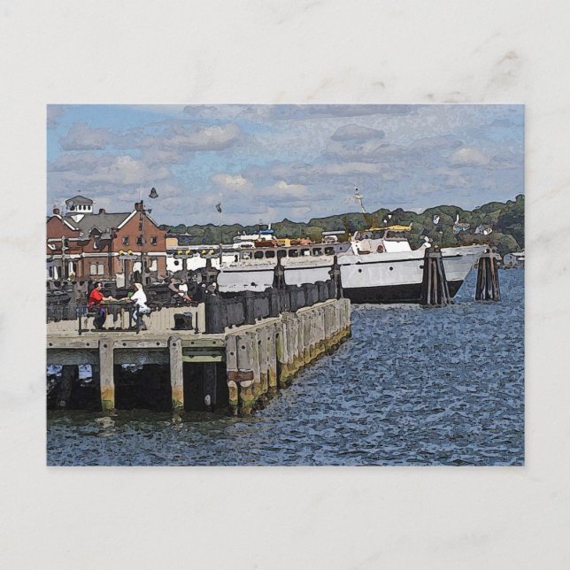 A Day at the Pier Postcard (Front)