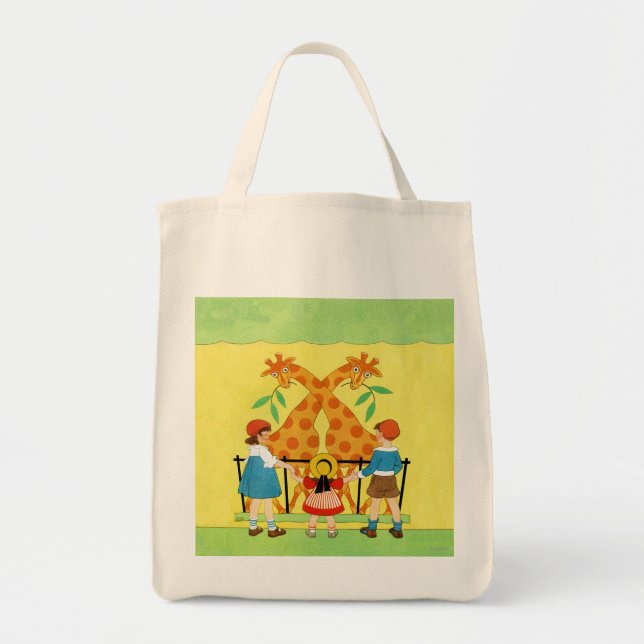 A Day At The Zoo Tote Bag (Front)