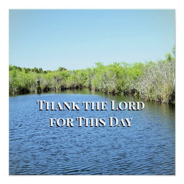 A Day Blessed With Gratitude Poster (Front)