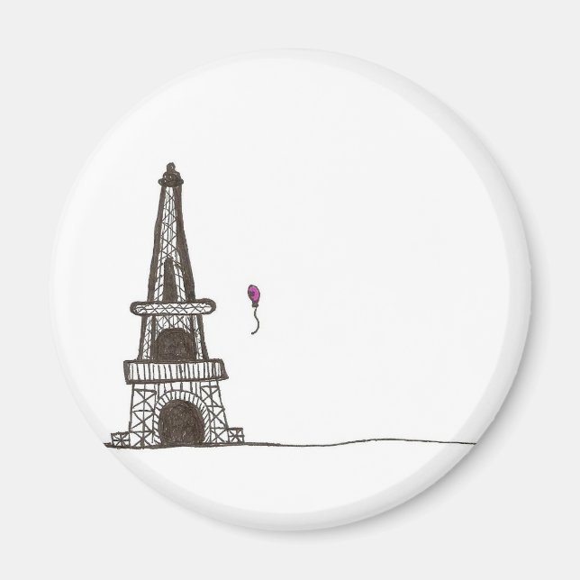 A day in Paris France Magnet (Front)