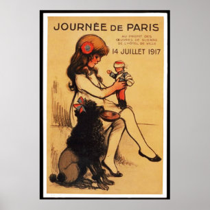 A Day in Paris (in 23 sizes) Poster