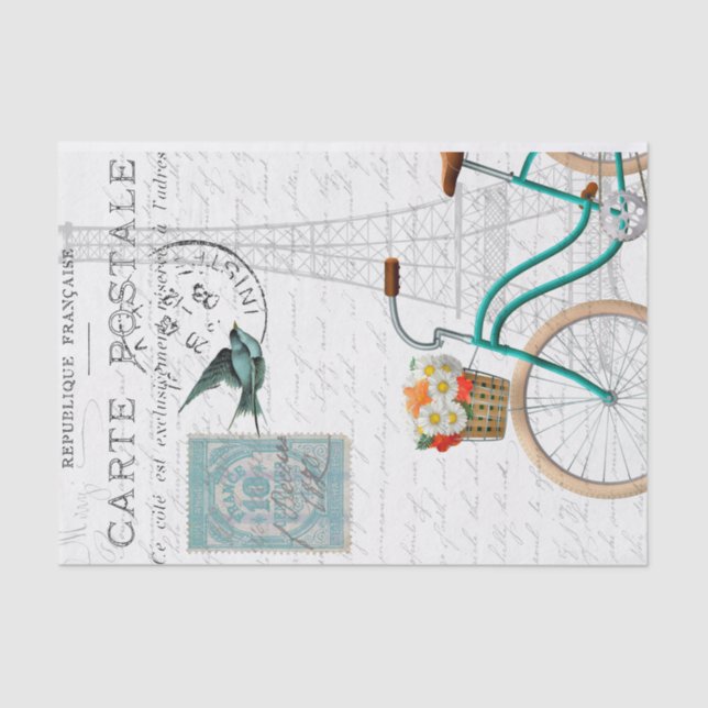 A Day in Paris Tissue Paper (Front)