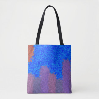 a day in the big city tote bag