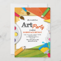 A Day of Art Invitation