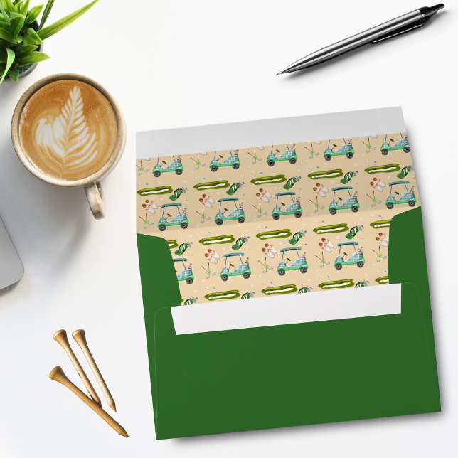 A Day Of Golfing Pattern  Envelope (Creator Uploaded)