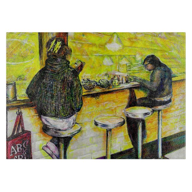 A Day Off from Crazy Cutting Board (Front)