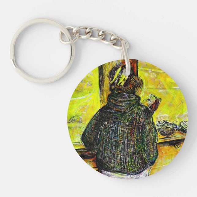 A Day Off from Crazy Key Ring (Front)