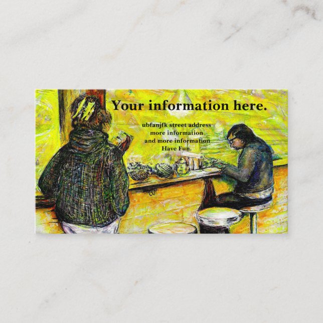 A Day Off from Crazy Referral Card (Front)