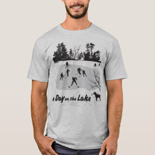 A Day on the Lake Pond Hockey T-Shirt
