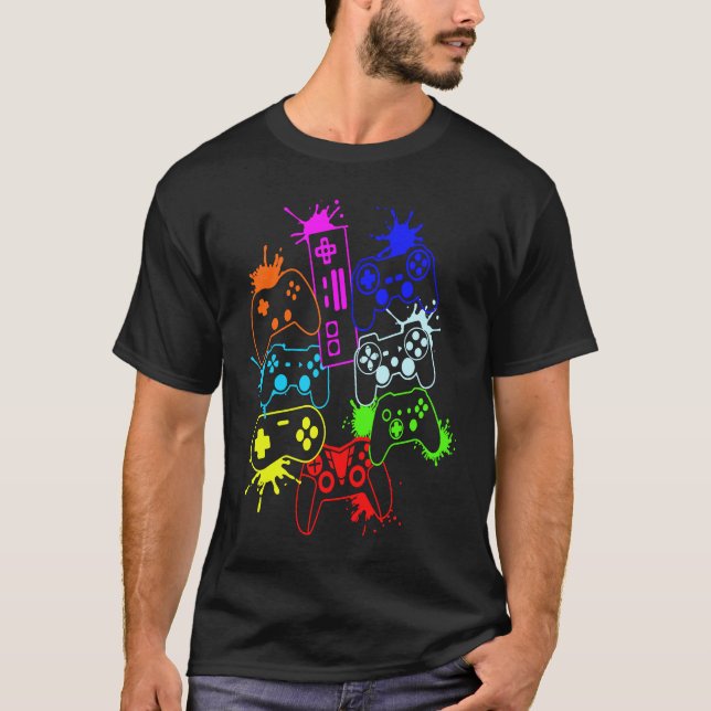 A Day Without Video Games  Video Gamer  1 T-Shirt (Front)