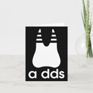 A Dds - Funny Dentist Dentistry Dental Medicine De Card
