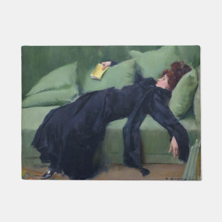 A Decadent Girl - Ramon Casas Doormat
